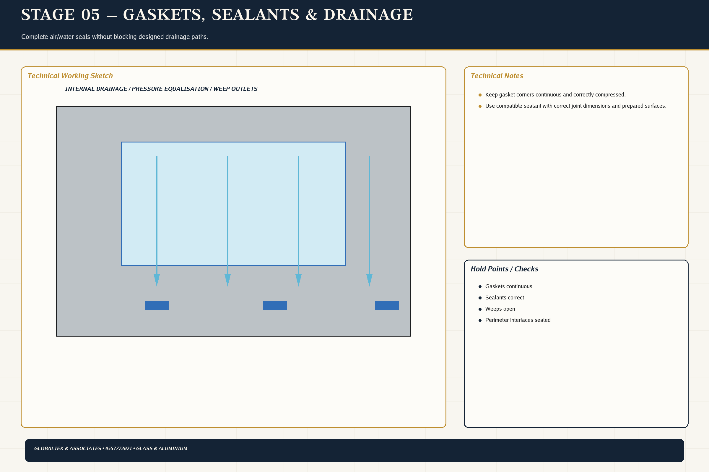 Gaskets Sealants Drainage