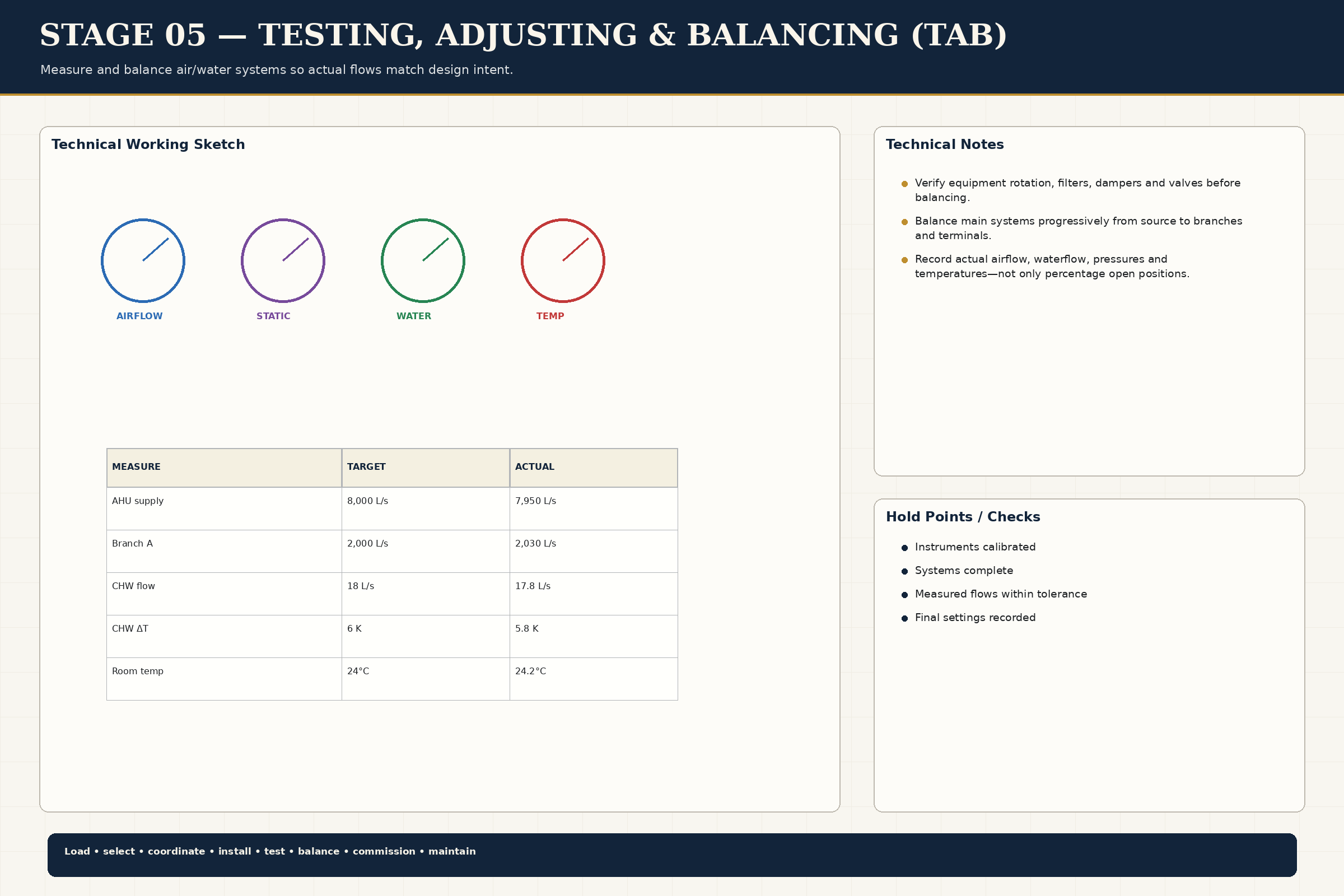 Testing Adjusting Balancing