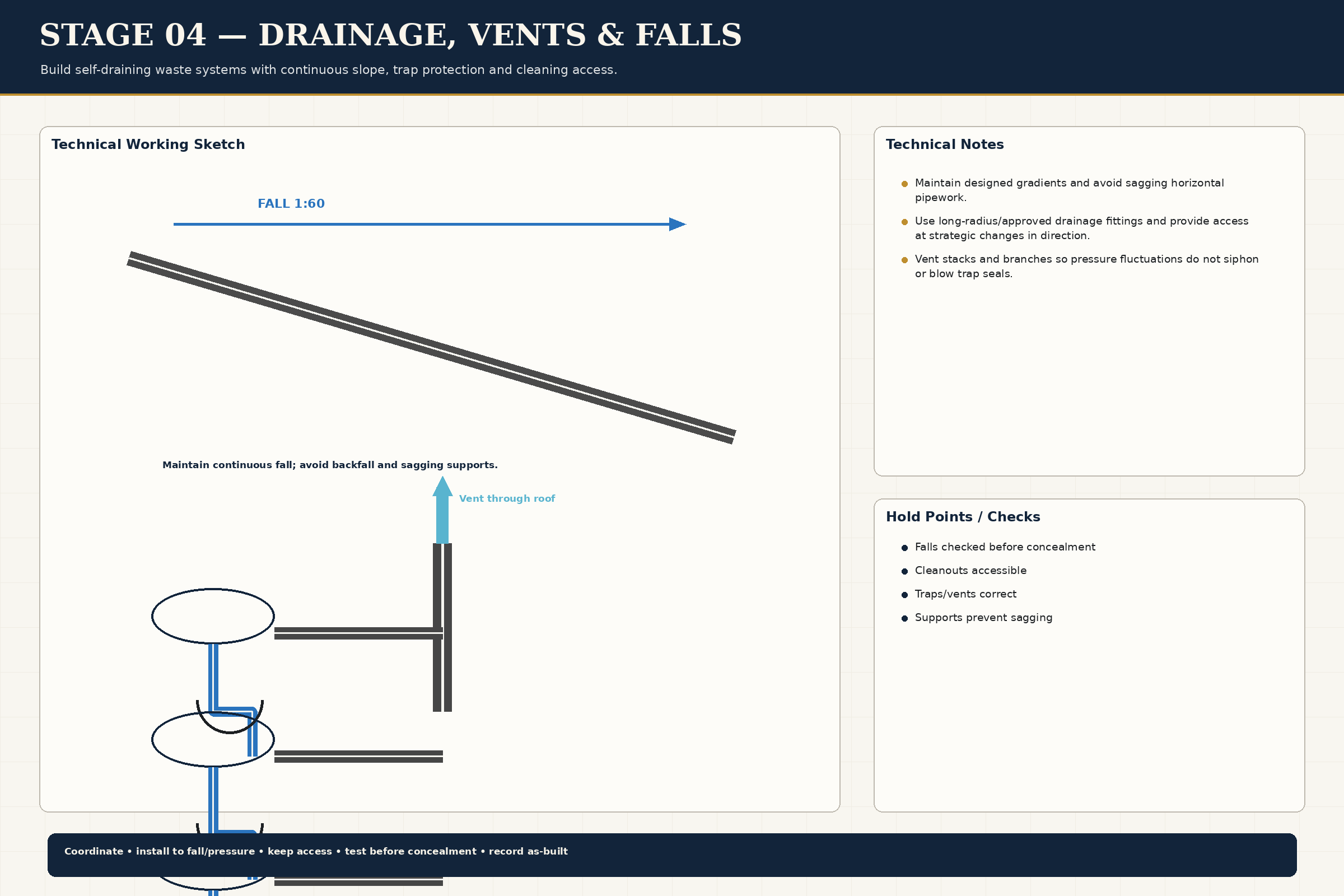 Drainage Vents Falls