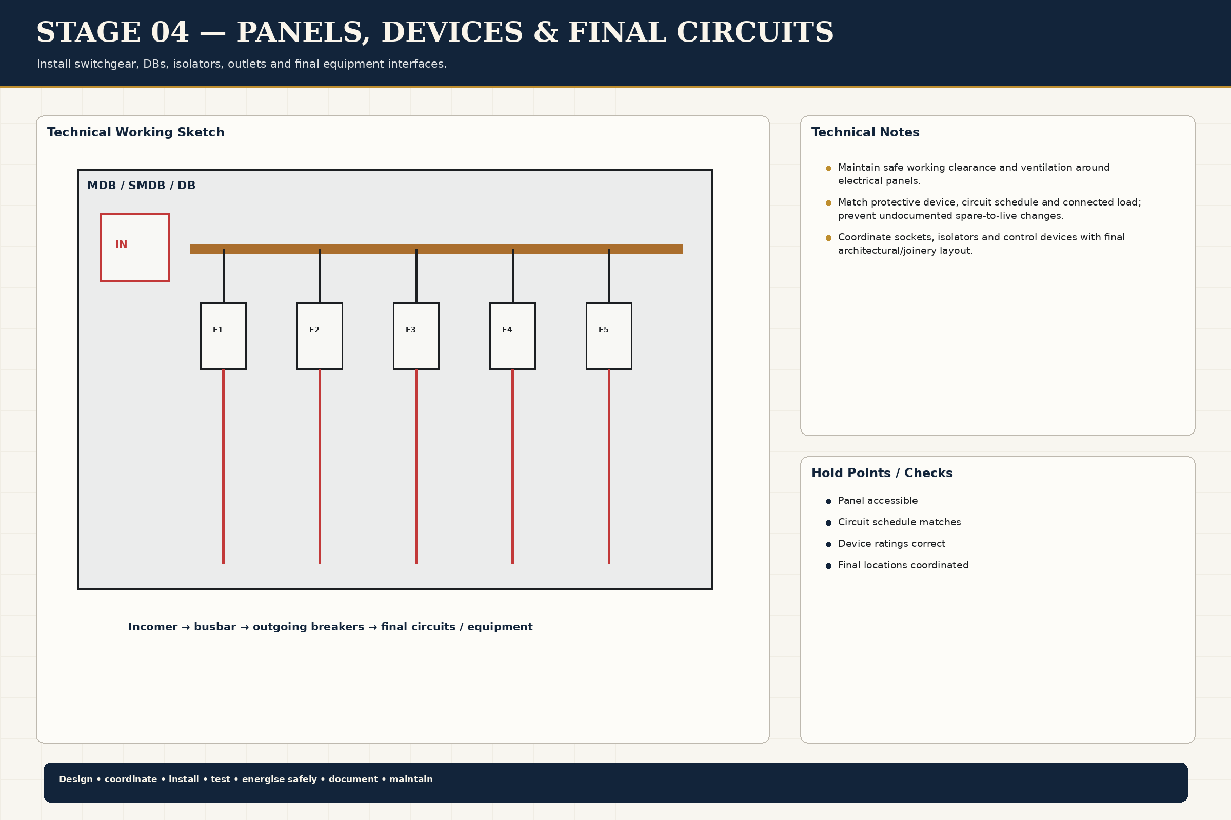 Panels Devices Installation